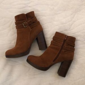 Brown booties